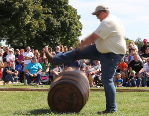 Truman Cox performs his barrel dance during the Kentucky Bourbon Festival in September, 2012. Truman passed away on February 9, 2013 following a short illness. 