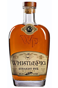 WhistlePig Rye Whiskey. 