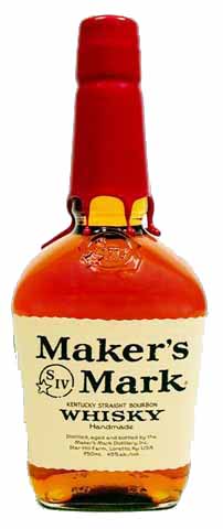 A bottle of Maker's Mark Bourbon. Photo courtesy Maker's Mark.