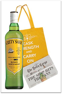 Cutty Sark's "Cask Strength and Carry On" release produced with Caskstrength.net and Master of Malt.