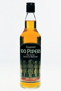 100 Pipers Blended Scotch. Image courtesy Chivas Brothers. 