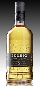 Ledaig 10 Single Malt Scotch Whisky. Image courtesy Burn Stewart Distillers.