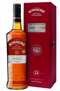 Bowmore 1989 Port Cask. Image courtesy Morrison Bowmore Distillers. 