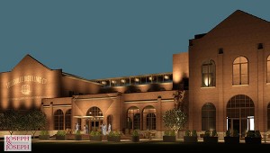 An architect's rendering of the Angel's Envy Distillery to be built in downtown Louisville. Image courtesy Louisville Distilling Co. 