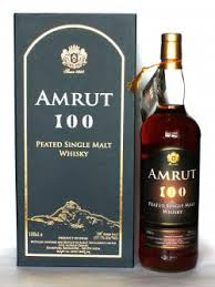 Amrut 100 Single Malt Whisky. Image courtesy Amrut Distilleries.