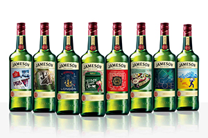 The Jameson City Editions Series. Image courtesy Irish Distillers. 