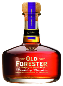 Old Forester 2013 Birthday Bourbon. Image courtesy Brown-Forman. 
