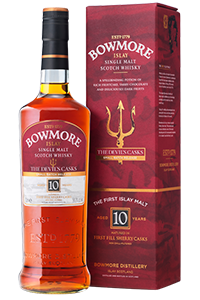 Bowmore Devil's Casks Single Malt Scotch Whisky. Image courtesy Morrison Bowmore Distillers.