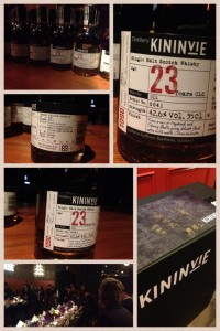 Photos of the Kininvie 23-year-old Batch #001 available in Taiwan. Image courtesy Ho-Cheng Yao. 