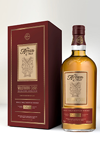 Arran's Millennium Casks Single Malt Scotch Whisky. Image courtesy Isle of Arran Distillers.