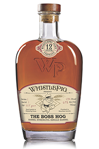 WhistlePig Rye's "The Boss Hog" single barrel Rye whiskey. Image courtesy WhistlePig Farm. 