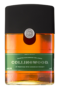 Collingwood 21-Year-Old Canadian Whisky. Image courtesy Brown-Forman. 