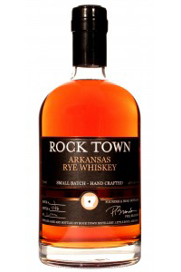 Rock Town Arkansas Rye Whiskey. Image courtesy Rock Town Distillery.