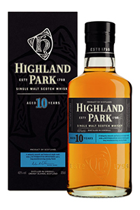 Highland Park 10-year-old Single Malt Scotch. Image courtesy Highland Park.