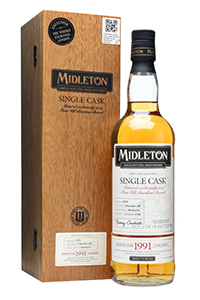 Midleton 1991 Single Cask for The Whisky Exchange. Image courtesy the Whisky Exchange. 