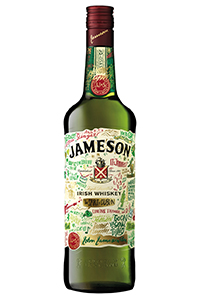Jameson's 2014 St. Patrick's Day Bottle designed by Dermot Flynn. Image courtesy Irish Distillers.