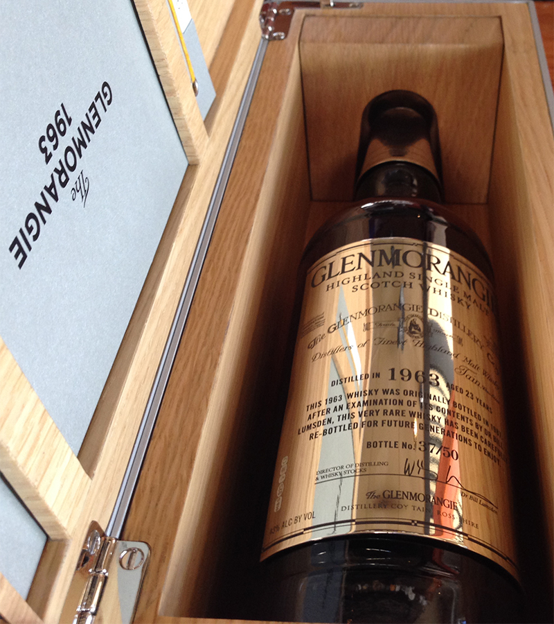 Reserve 101's bottle of Glenmorangie 1963. Image courtesy Reserve 101. 