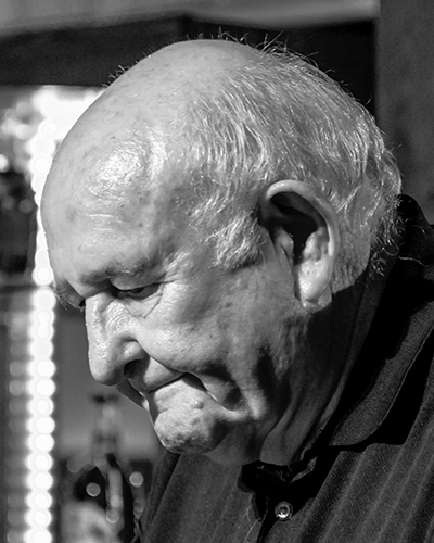 Wild Turkey Master Distiller Jimmy Russell during a bottle signing, September 2012. Photo ©2012 by Mark Gillespie. 