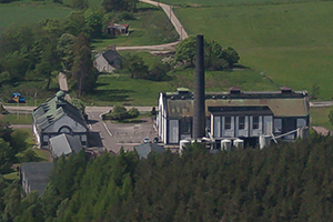 An aerial view of Tormore Distillery in 2010. Photo ©2010 by Mark Gillespie. 