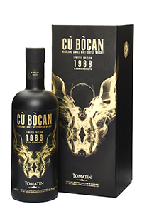 Cù Bòcan 1989 Single Malt. Image courtesy Tomatin Distillery.