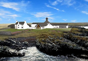 A 3D rendering of the Gartbreck Distillery to be built on Islay. Image courtesy Gartbreck Distillery. 