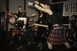 Scottish rock band Celtica performs during Whisky Live New York on April 9, 2014. Photo ©2014 by Mark Gillespie. 