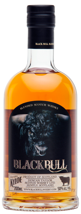 Black Bull Kyloe Blended Scotch Whisky. Image courtesy Douglas Taylor Ltd.