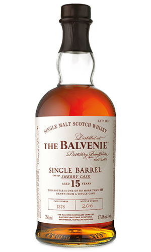 The Balvenie 15 Single Barrel Sherry Cask. Image courtesy William Grant & Sons.