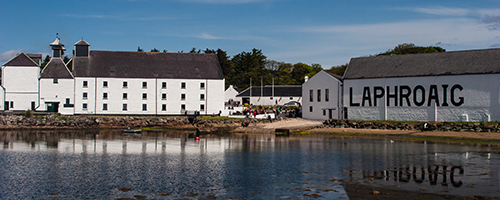 The Laphroaig Distillery on Islay. Photo ©2010 by Mark GIllespie. 