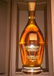 The Duke of York's Special Reserve Glenmorangie single cask bottling. Image courtesy Gavel & Grand/Children In Crisis. 