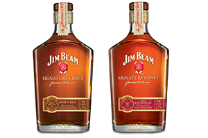 Jim Beam Signature Craft Brown Rice and Soft Red Wheat Bourbons. Image courtesy Jim Beam.