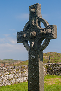 Islay's Kildalton Cross is the namesake for the Ardbeg Kildalton charity bottling. Photo ©2010 by Mark Gillespie. 