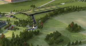 An architect's rendering of The Macallan Estate. Image courtesy Edrington. 