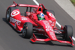 Dario Franchitti during practice for the 2012 Indianapolis 500, which was his third victory in the 500. Photo ©2012 by Mark Gillespie. 