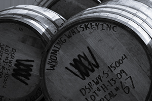 Barrels at the Wyoming Whiskey Distillery in Kirby, Wyoming. Photo ©2012 by Mark Gillespie.