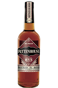 Rittenhouse Rye 100 Proof Bottled In Bond. Image courtesy Heaven Hill. 