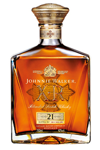 Johnnie Walker XR 21 Year Old Blended Scotch Whisky. Image courtesy Johnnie Walker/Diageo. 