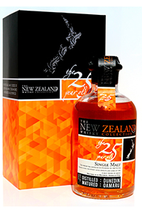 The New Zealand Whisky Collection 25 Year Old Single Malt. Image courtesy The New Zealand Whisky Company. 