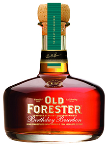 The Old Forester 2014 Birthday Bourbon. Image courtesy Brown-Forman. 