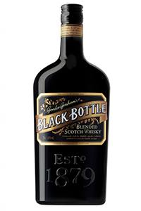 Black Bottle Blended Scotch Whisky. Image courtesy Burn Stewart Distillers. 