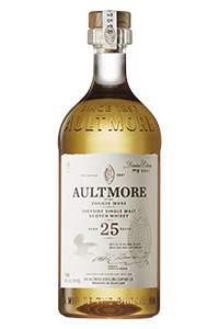 Aultmore 25 Single Malt Scotch Whisky. Image courtesy Dewar's/Bacardi.