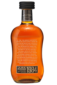 Jura 1984 Single Malt Scotch Whisky. Image courtesy Whyte & Mackay.