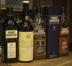 The Hankey Bannister range, along with a vintage bottle that served as the model for the Hankey Bannister Heritage Blend. Photo ©2014 by Mark Gillespie.