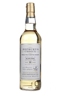 Hepburn's Choice Blair Athol 11 Year Old Highland Single Malt. Image courtesy Hunter Laing & Co. 