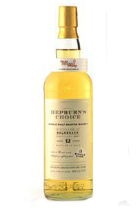 Hepburn's Choice Balmenach 12 Single Malt. Image courtesy Hunter Laing & Co. 