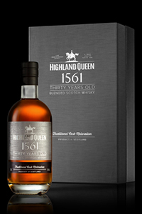 Highland Queen 1561 30 Year Old Blended Scotch Whisky. Image courtesy Highland Queen. 