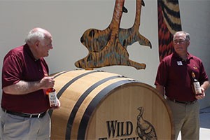 Wild Turkey's Jimmy and Eddie Russell during the dedication of Wild Turkey's new distillery in June, 2011. Photo ©2011 by Mark Gillespie.