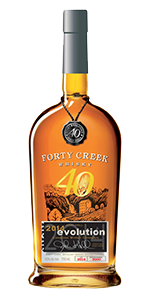 Forty Creek Evolution Canadian Whisky. Image courtesy Forty Creek/Campari.