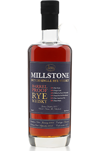 Millstone 2004 Barrel Proof Rye. Image courtesy Speciality Drinks, Ltd. 