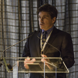 Chris Bauder, General Manager of Whiskies & Cognacs for Beam Suntory, during the Whiskies & Spirits Conference February 24, 2015 in New York City. Photo ©2015 by Mark Gillespie.